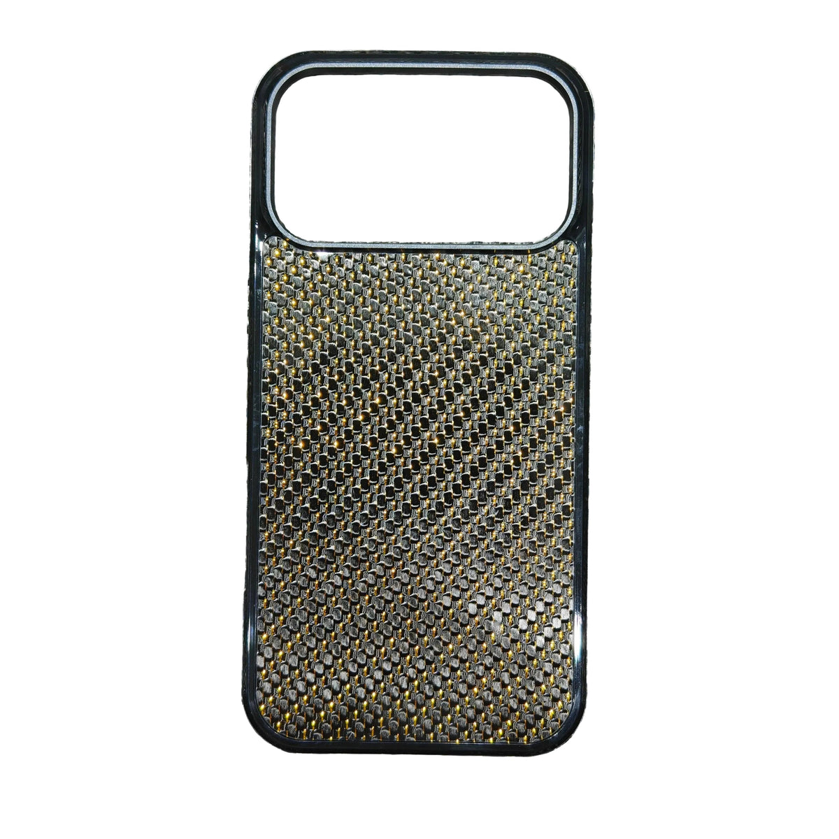 Carbonix Aero Mag woven carbon fibre iPhone case in Woven Gold