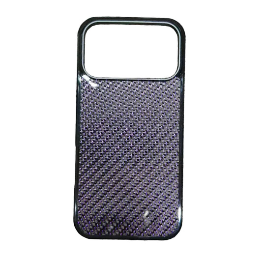 Carbonix Aero Mag woven carbon fibre iPhone case in Woven Purple