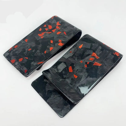 Forged Red carbon fibre money clip
