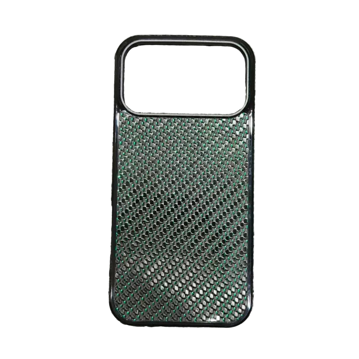 Carbonix Aero Mag woven carbon fibre iPhone case in Woven Green