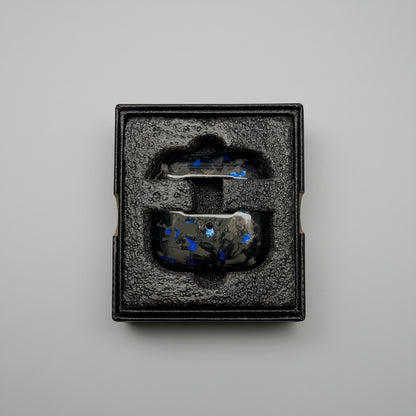 Carbonix Forge Pods forged carbon fibre AirPods case in Forged Blue