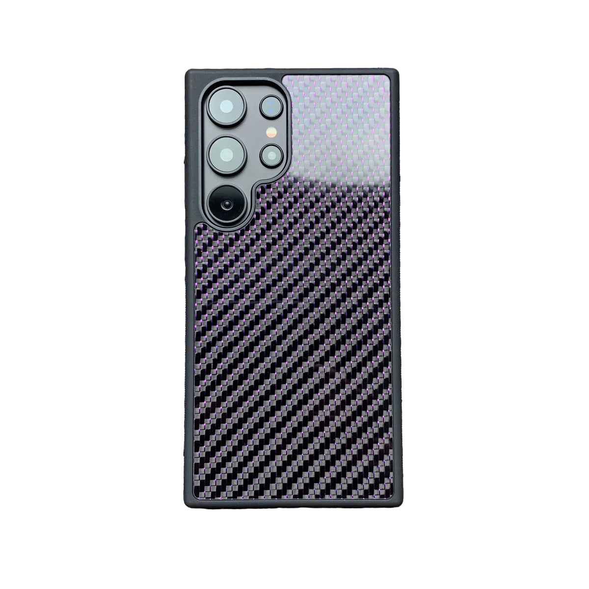 Woven Purple carbon fibre Samsung Galaxy case