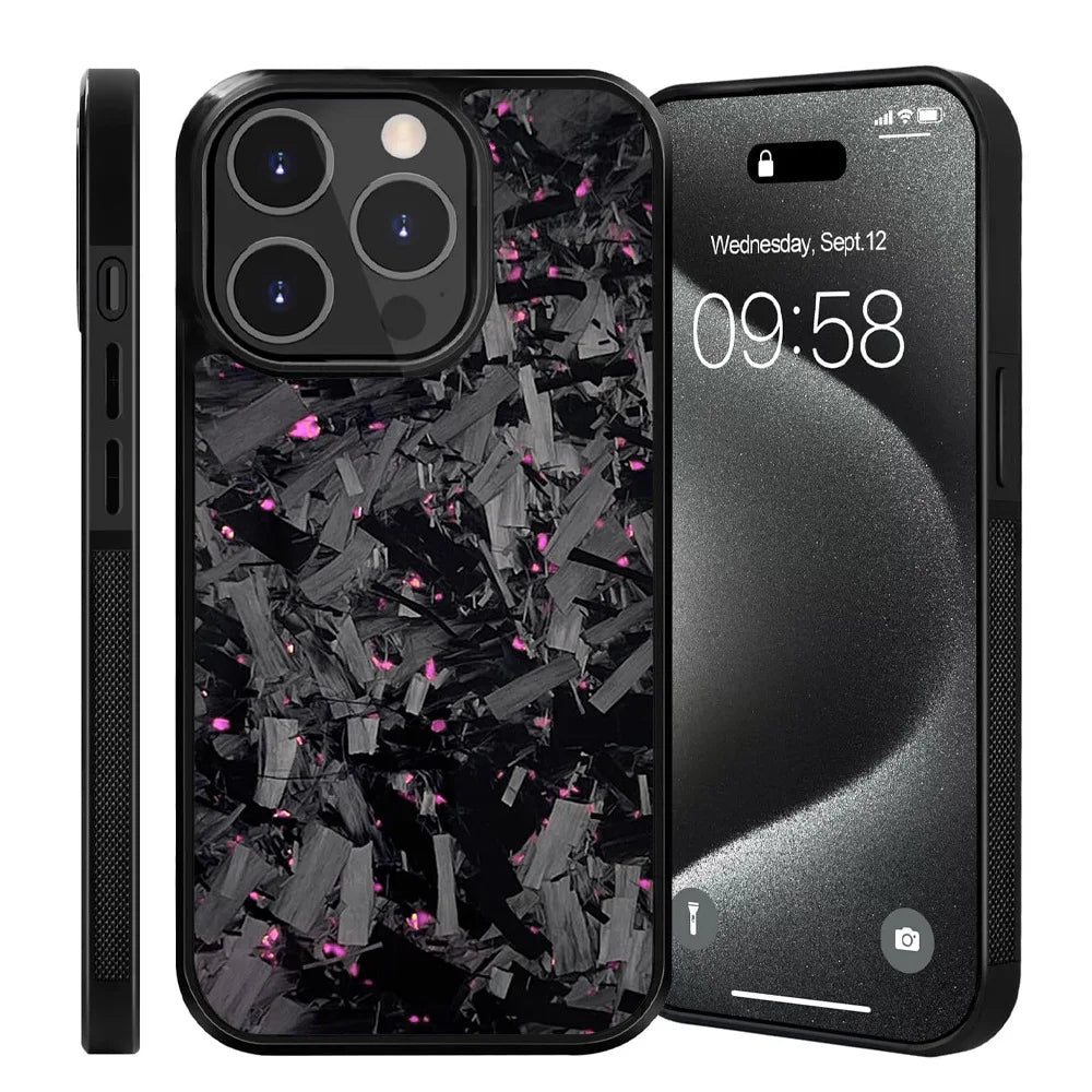 Carbonix Forge Mag forged carbon fibre iPhone case in Forged Purple