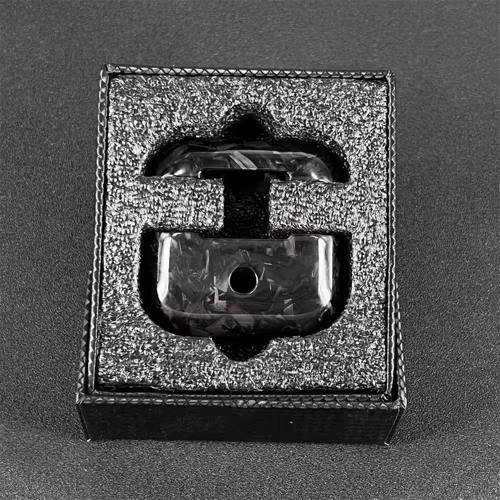Carbonix Forge Pods forged carbon fibre AirPods case in Forged Black