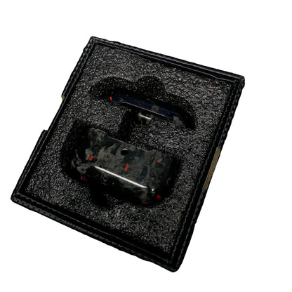 Carbonix Forge Pods forged carbon fibre AirPods case in Forged Red