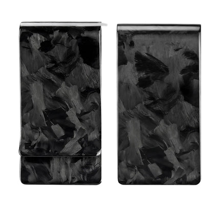 Forged Black carbon fibre money clip