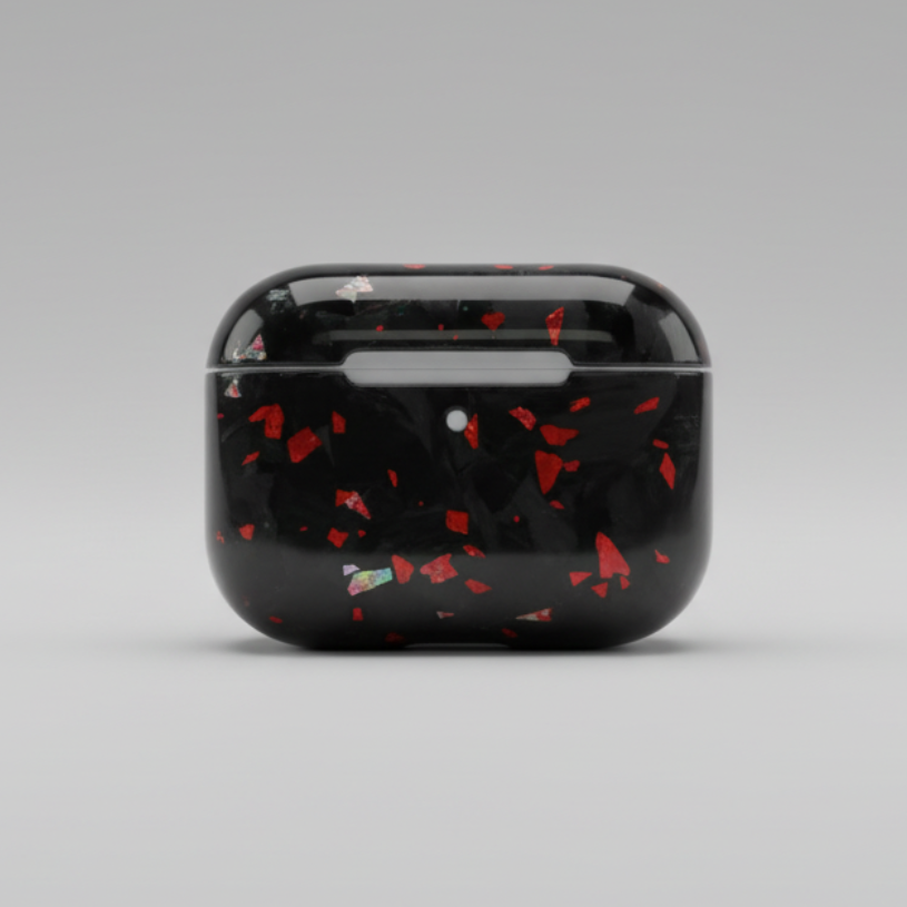 Forged Red | Carbonfaser AirPods-Hülle | FORGE PODS SERIE