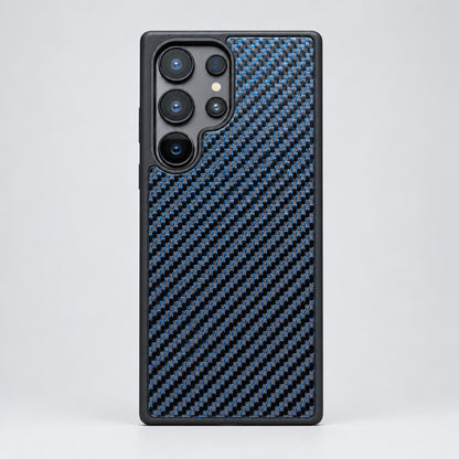 Woven Blue carbon fibre Samsung Galaxy case