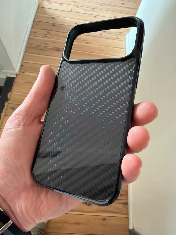 Woven Black | Carbon Fibre iPhone Case | AERO MAG SERIES