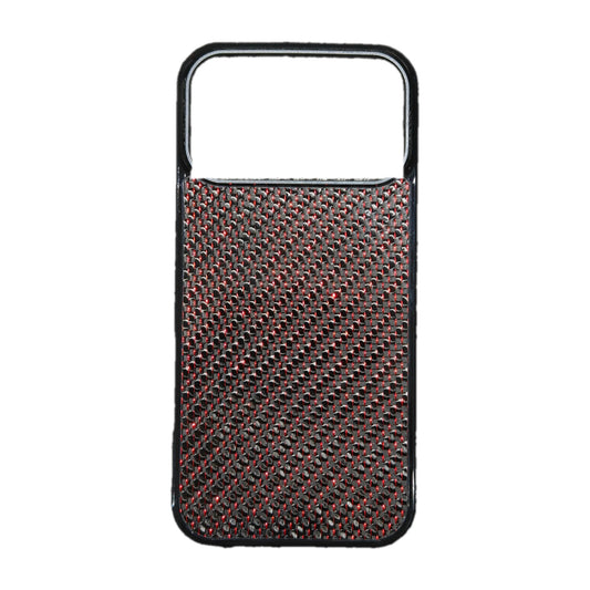 Woven Red | Carbon Fibre iPhone Case | AERO MAG SERIES